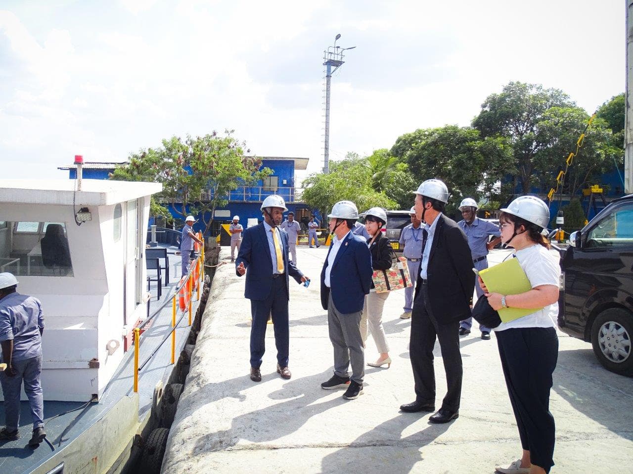 HE the Ambassador of Japan Visits Tokyo Cement Factory in Trincomalee