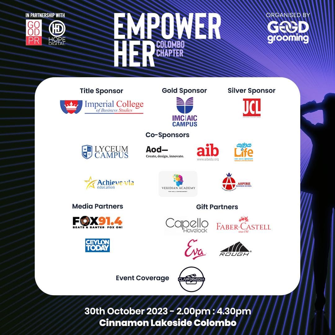 ‘Empower Her’ poised to commence journey to educate and inspire future female leaders of Sri Lanka